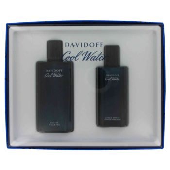 COOL WATER by Davidoff for Men Gift Set -- 4.2 oz Eau De Toilette Spray _ 2.5...