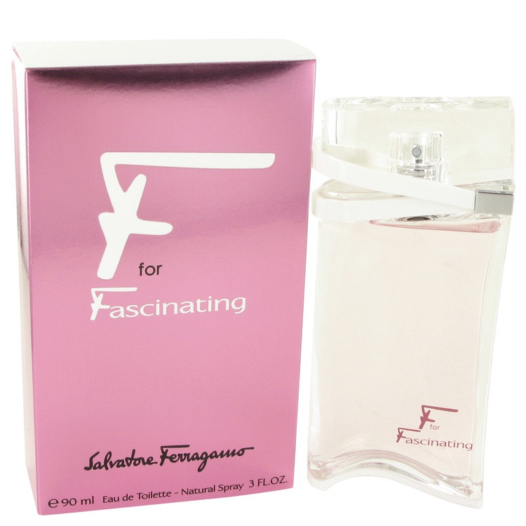F for Faschinating by Salvatore Ferragamo for Women Eau De Toilette Spray 3 oz