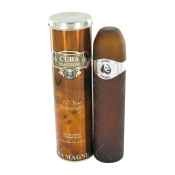 Cuba Magnum Black by Cuba for Men Eau De Toilette Spray 4.3 oz