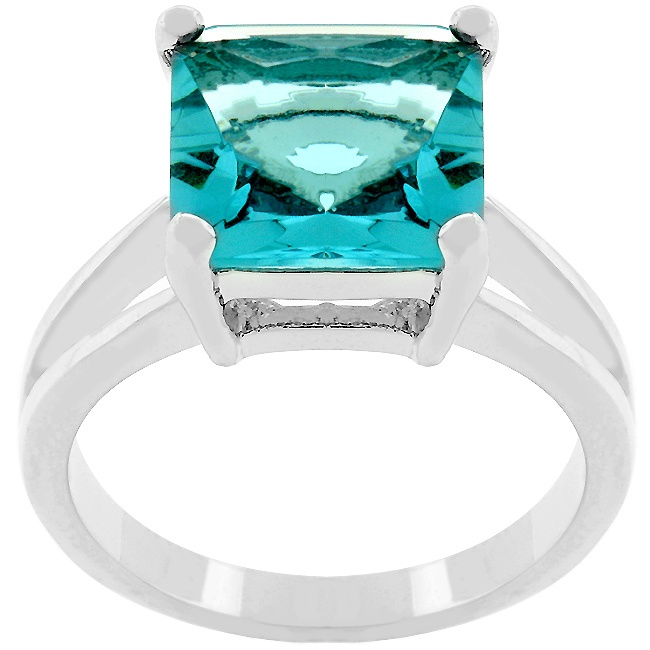 Silvertone Crystal Women's Ring