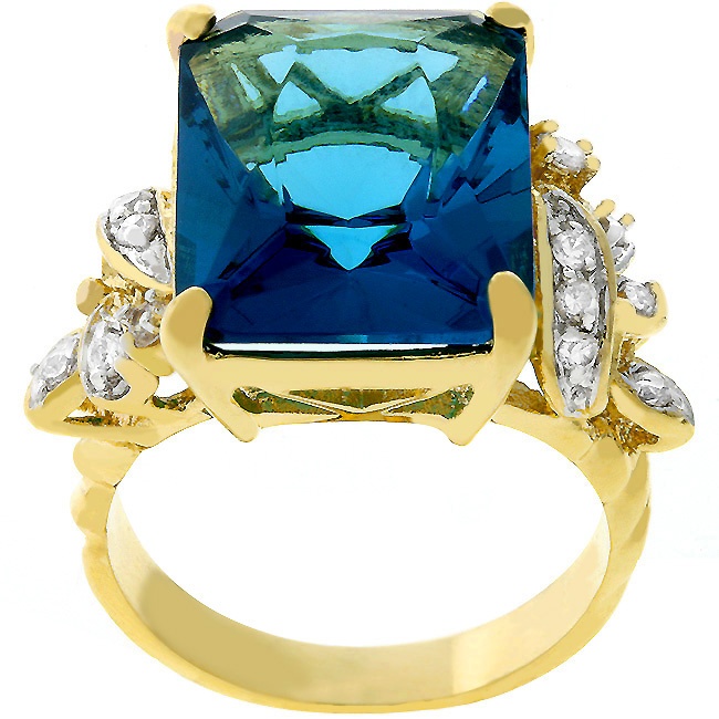 Tutone Crystal Women s Ring