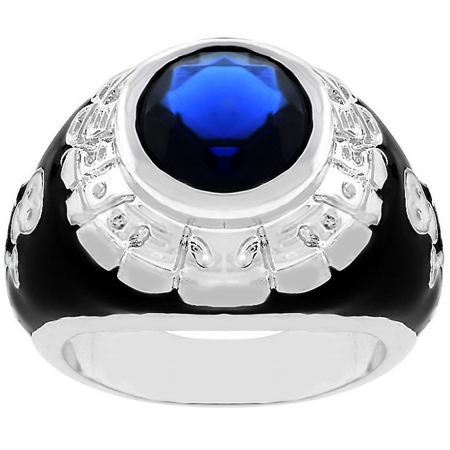 Silvertone Crystal Women s Ring