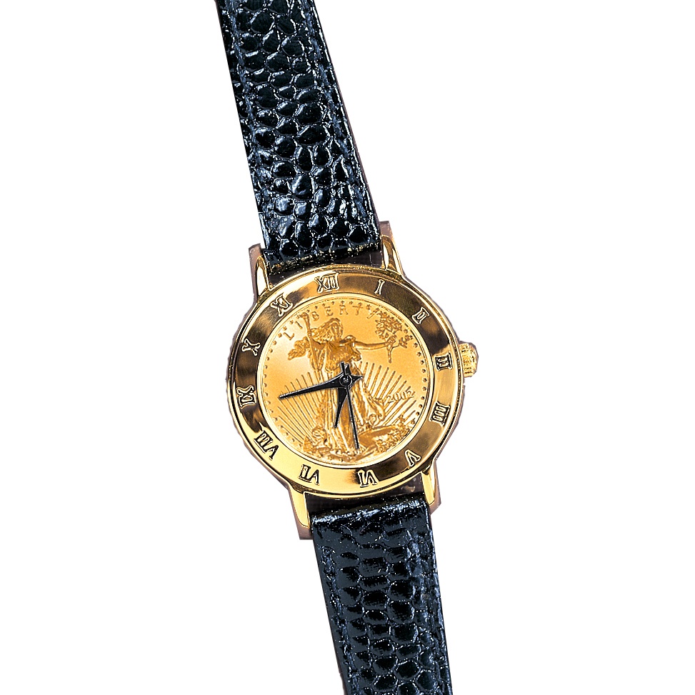Women's St. Gardens' Coin Wrist Watch