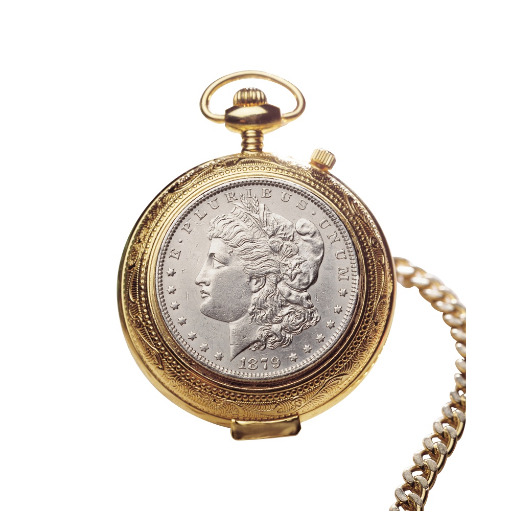 100 Year Old Morgan Silver Dollar Pocket Watch