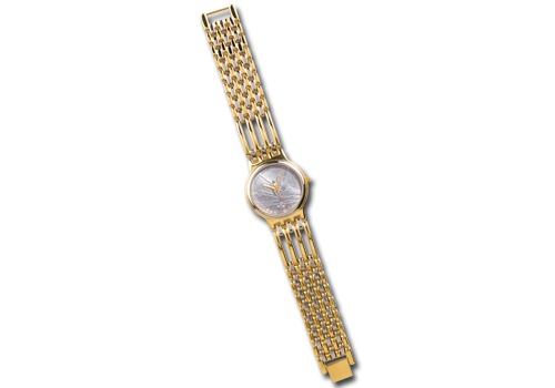 Silver Libertad Coin Men's Watch