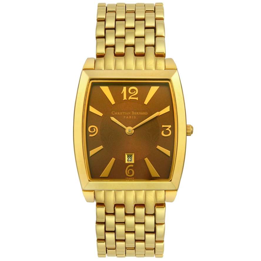 Men's Goldplated Brown Dial