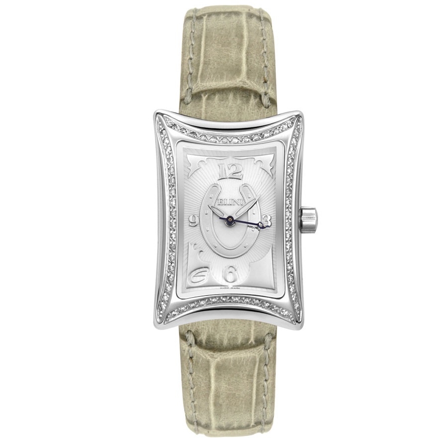 Elini-Women's Nazar Diamond Gray Leather
