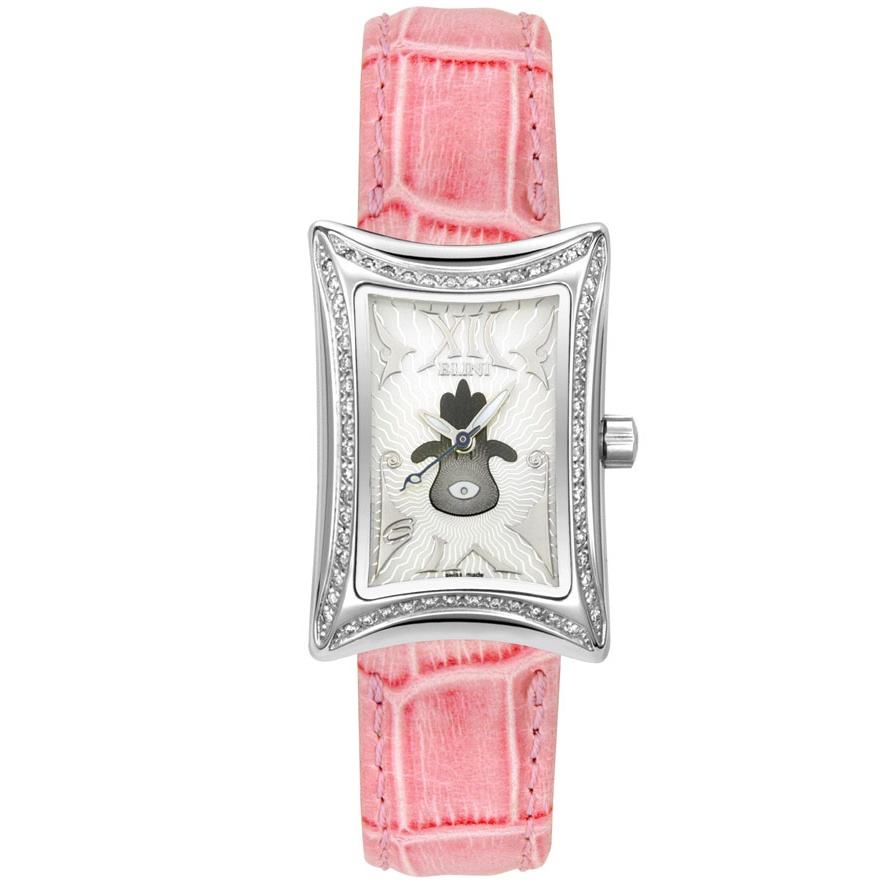 Elini-Women's Nazar Diamond Pink Leather