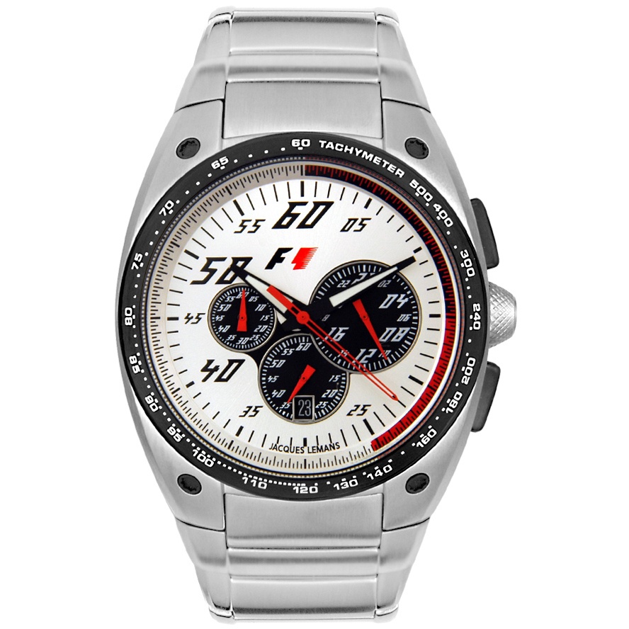JACQUES LEMANS F1-Men's F1 Stainless Steel Chronograph