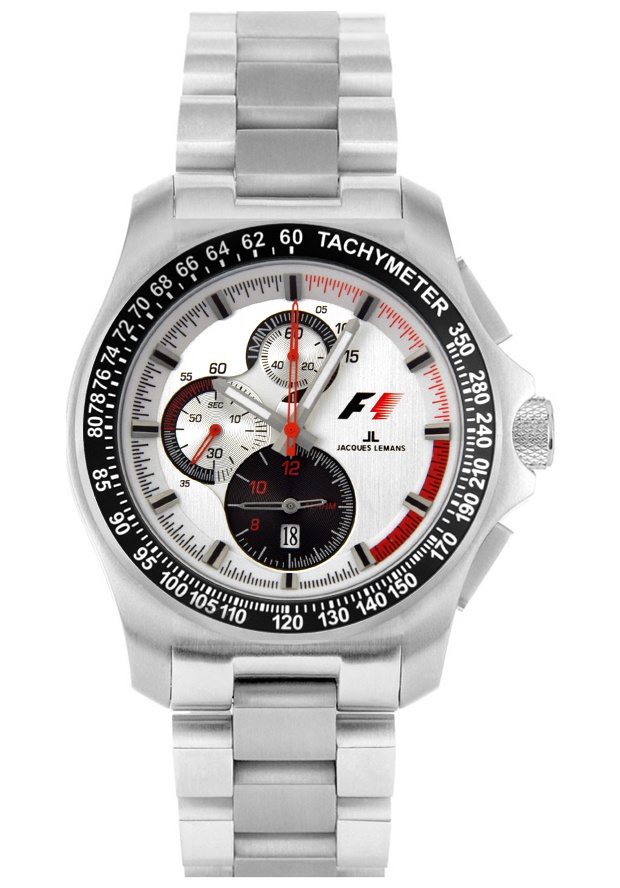 JACQUES LEMANS F1-Men's F1 Stainless Steel Chronograph