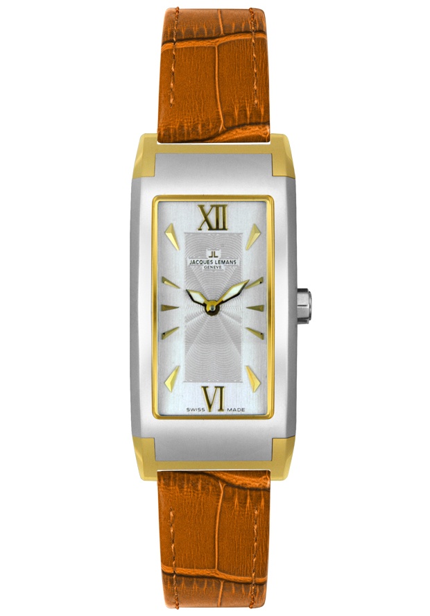 JACQUES LEMANS-Women's Geneva Brown Leather