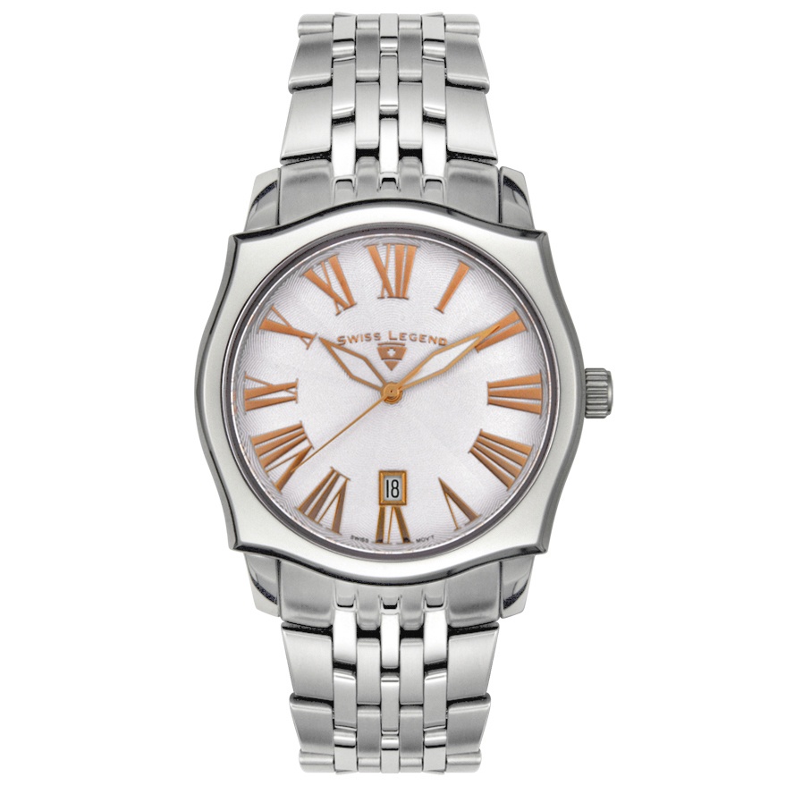 SWISS LEGEND-Men's Stainless Steel White Dial