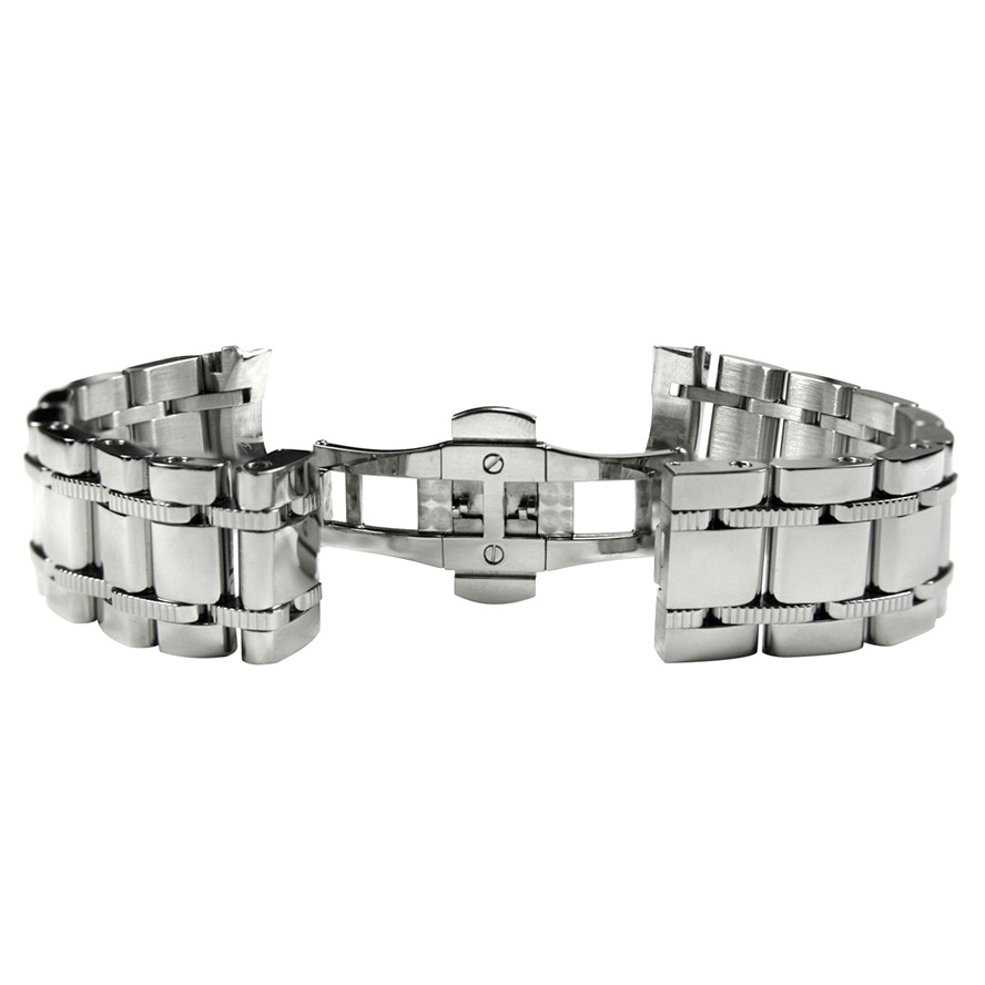 21MM Polished Stainless Steel Bracelet specifically designed for the SWI ...
