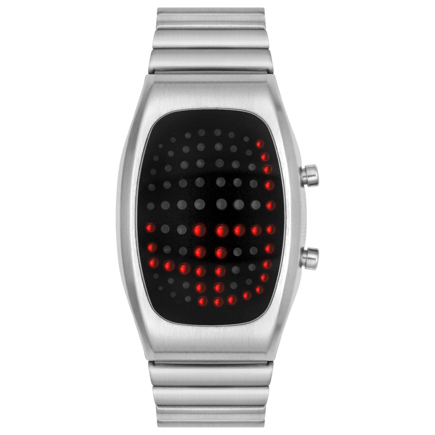 Tokyo Flash-Women's Pleasure Seeker Red LED Stainless Steel