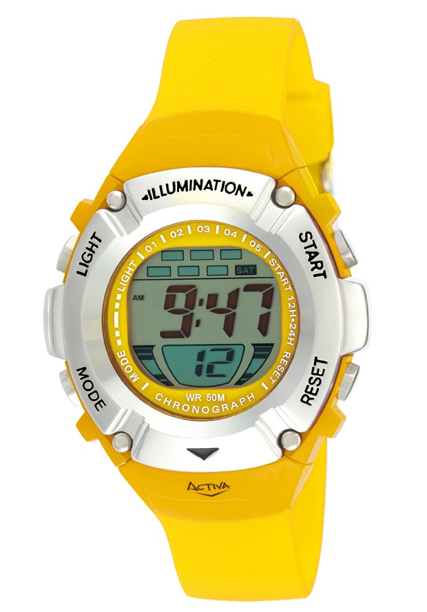 Midsize Digital Yellow Plastic