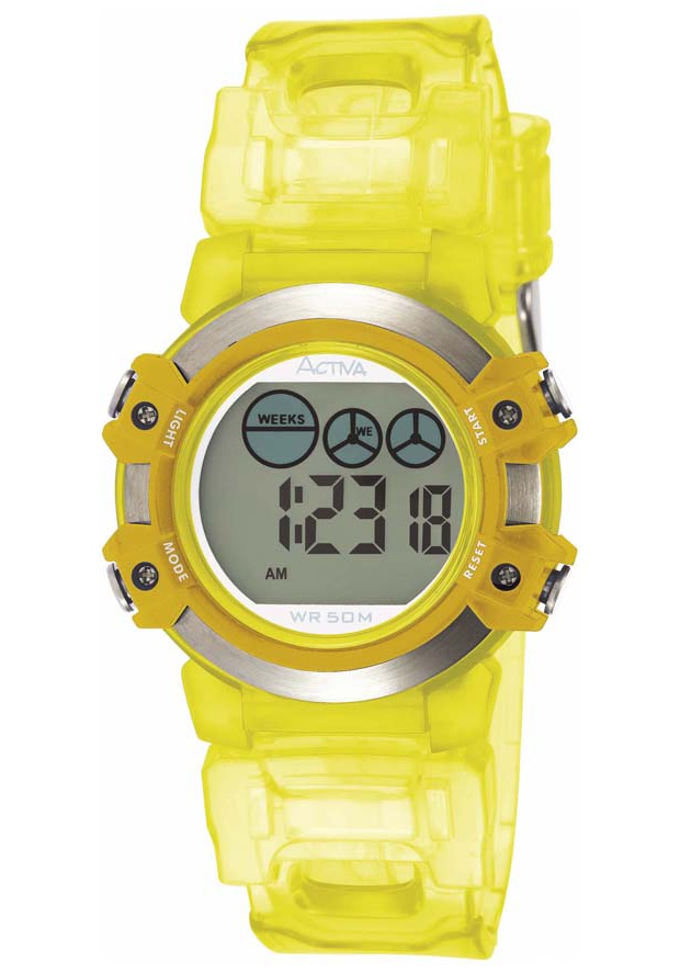 Midsize Digital Yellow Plastic