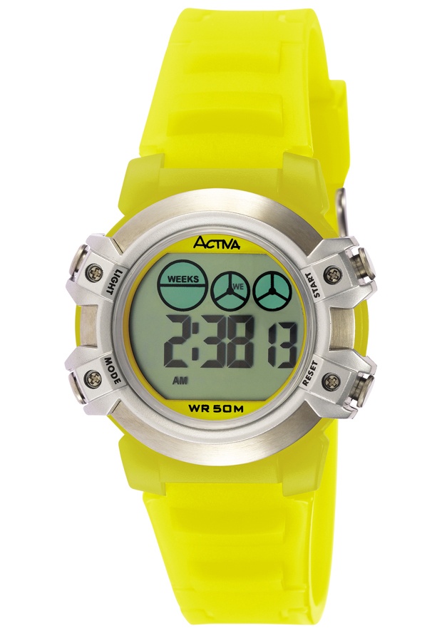 Midsize Digital Yellow Plastic