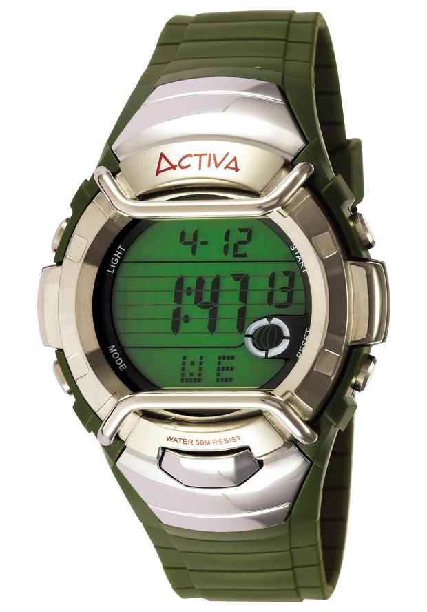 Men's Multi-Function Dark Green Plastic