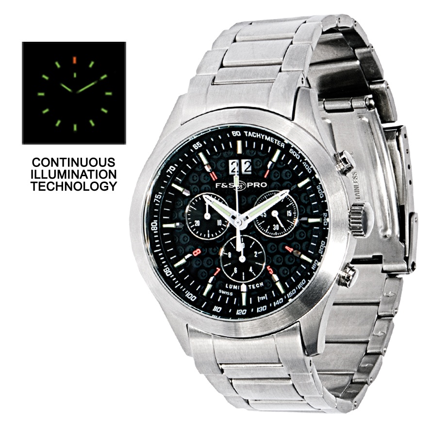 Men's Lumi-Tech Chronograph Stainless Steel