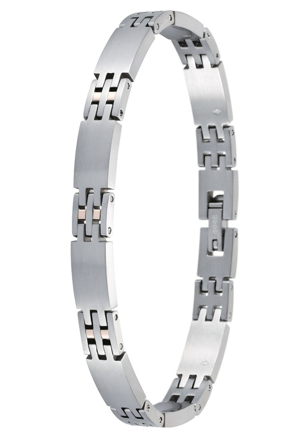 Stainless Steel and 18k Gold Classic Bracelet