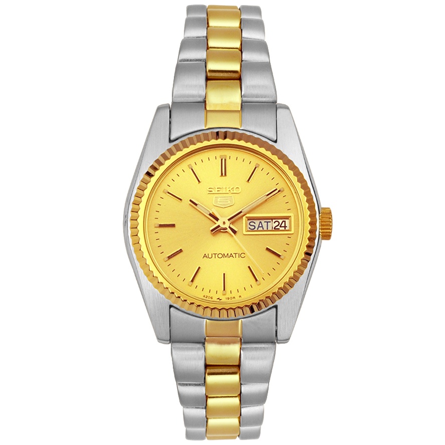 Women's Automatic 5 two tone watch Gold