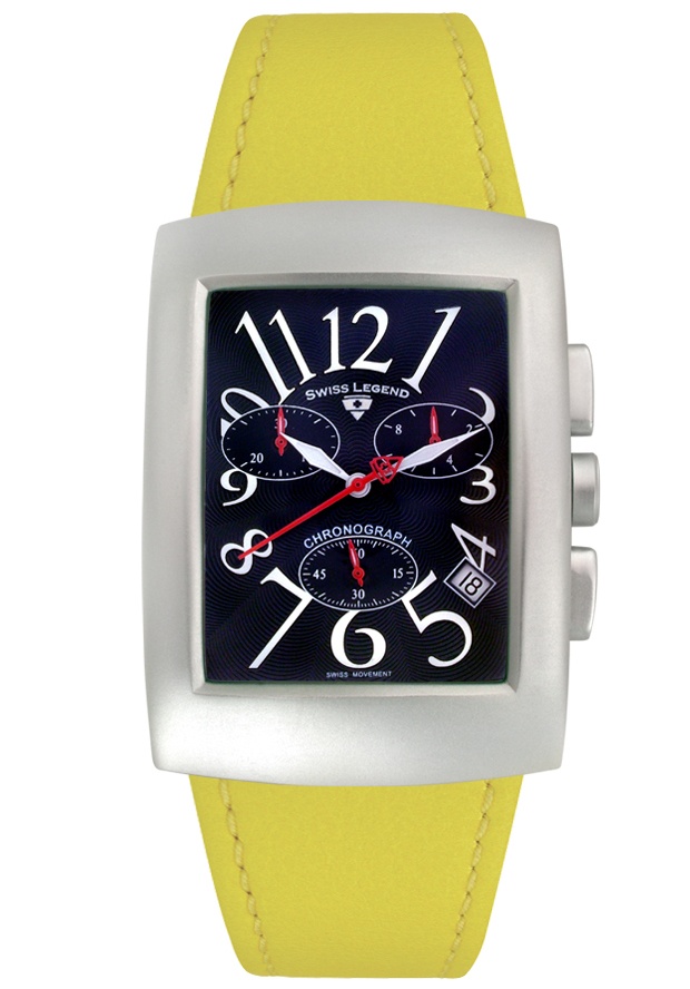 Men's Ebikon Chronograph Yellow Leather