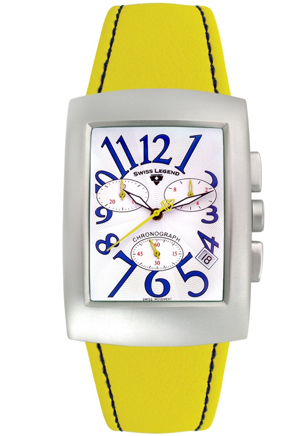 Men's Ebikon Chronograph Yellow Leather