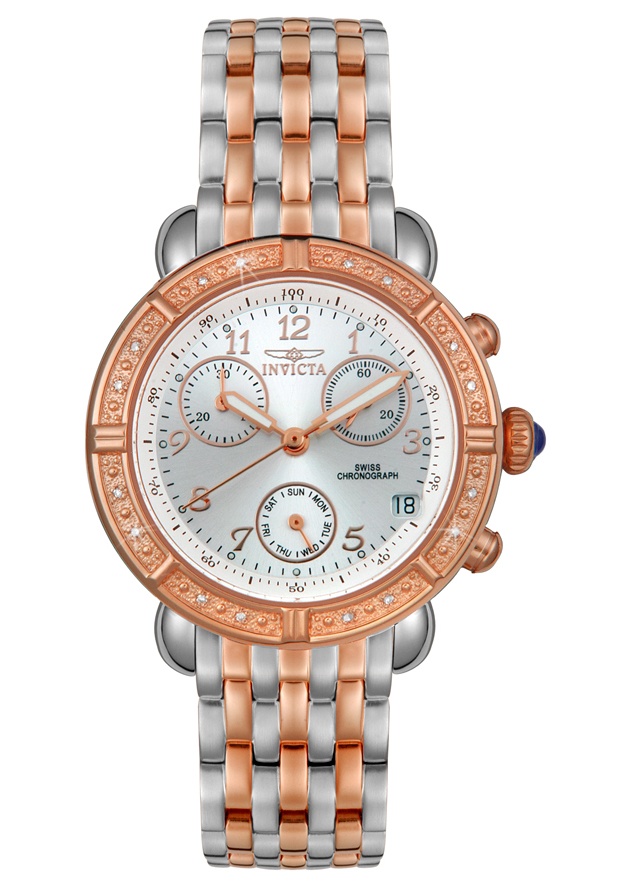 Women's Angel Two Tone Chronograph Diamond