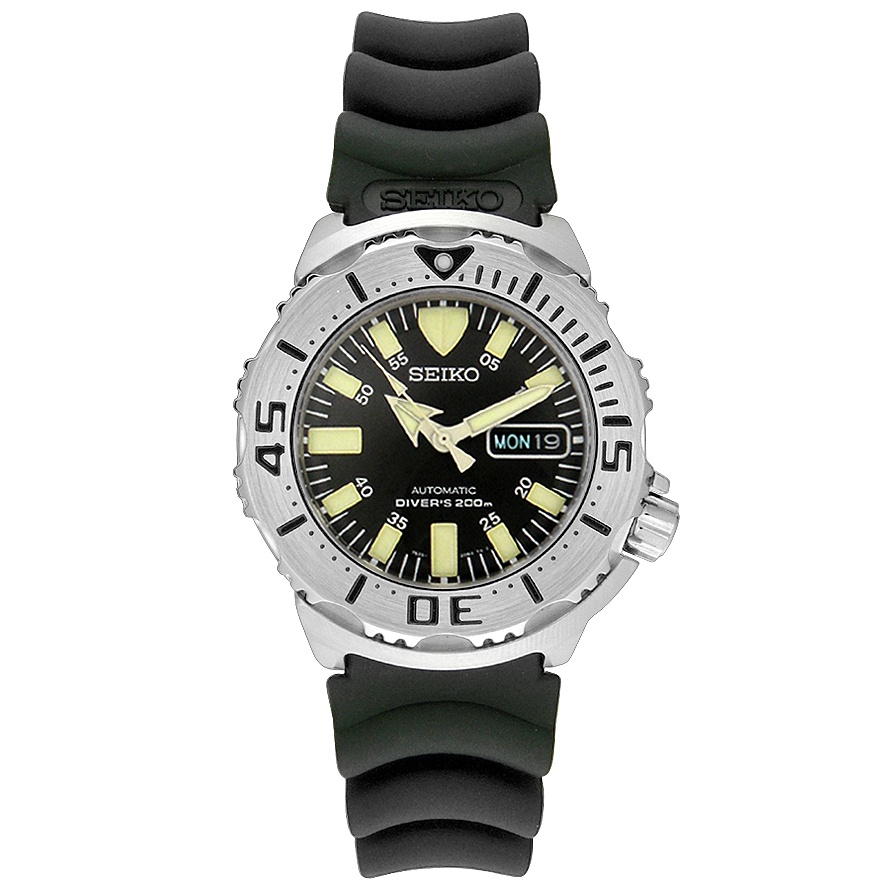 Men's Automatic diver's rubber watch Stainless Steel