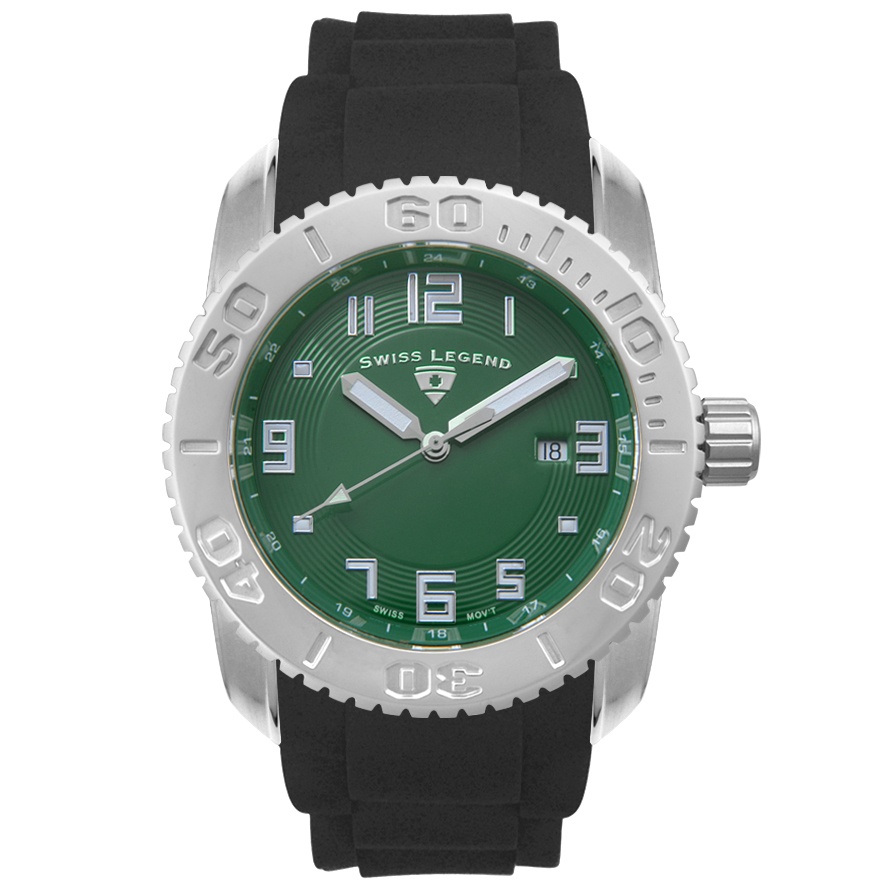 Men's Commander Black Rubber