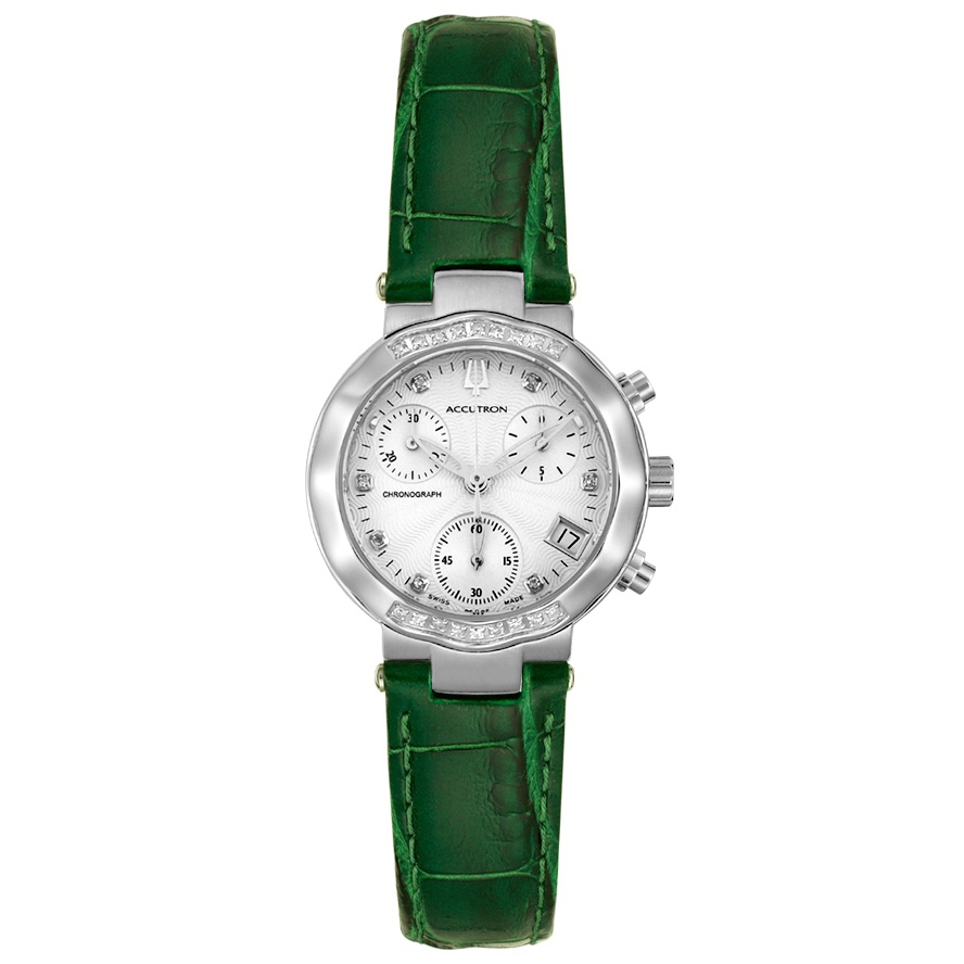 Women's Swiss Chronograph Diamond Stainless Steel