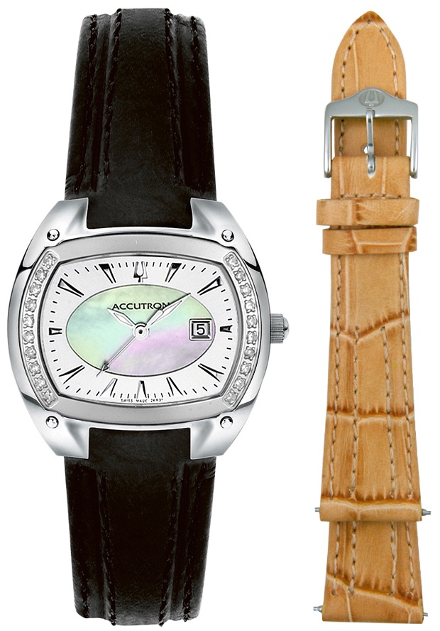 Women's Winter Park Black Leather Diamond