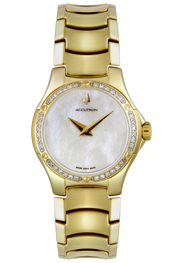Women's Belize Yellow Gold Tone Diamonds
