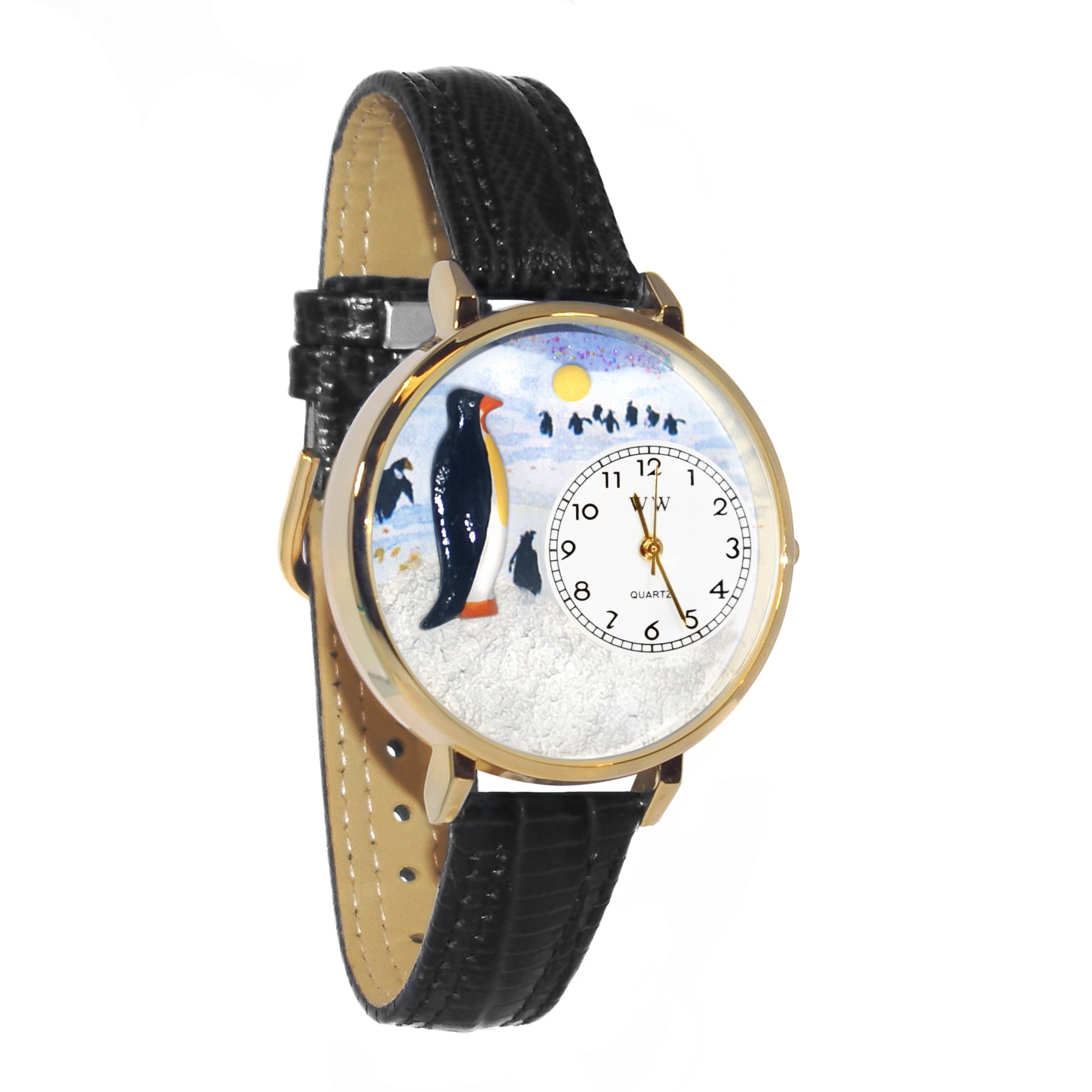 Penguin Hand-Crafted Watches Unisex Gold Watch