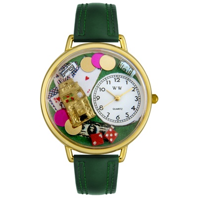 Casino Hand-Crafted Watches Unisex Gold Watch