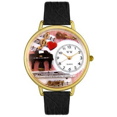 Music Teacher Hand-Crafted Watches Unisex Gold Watch