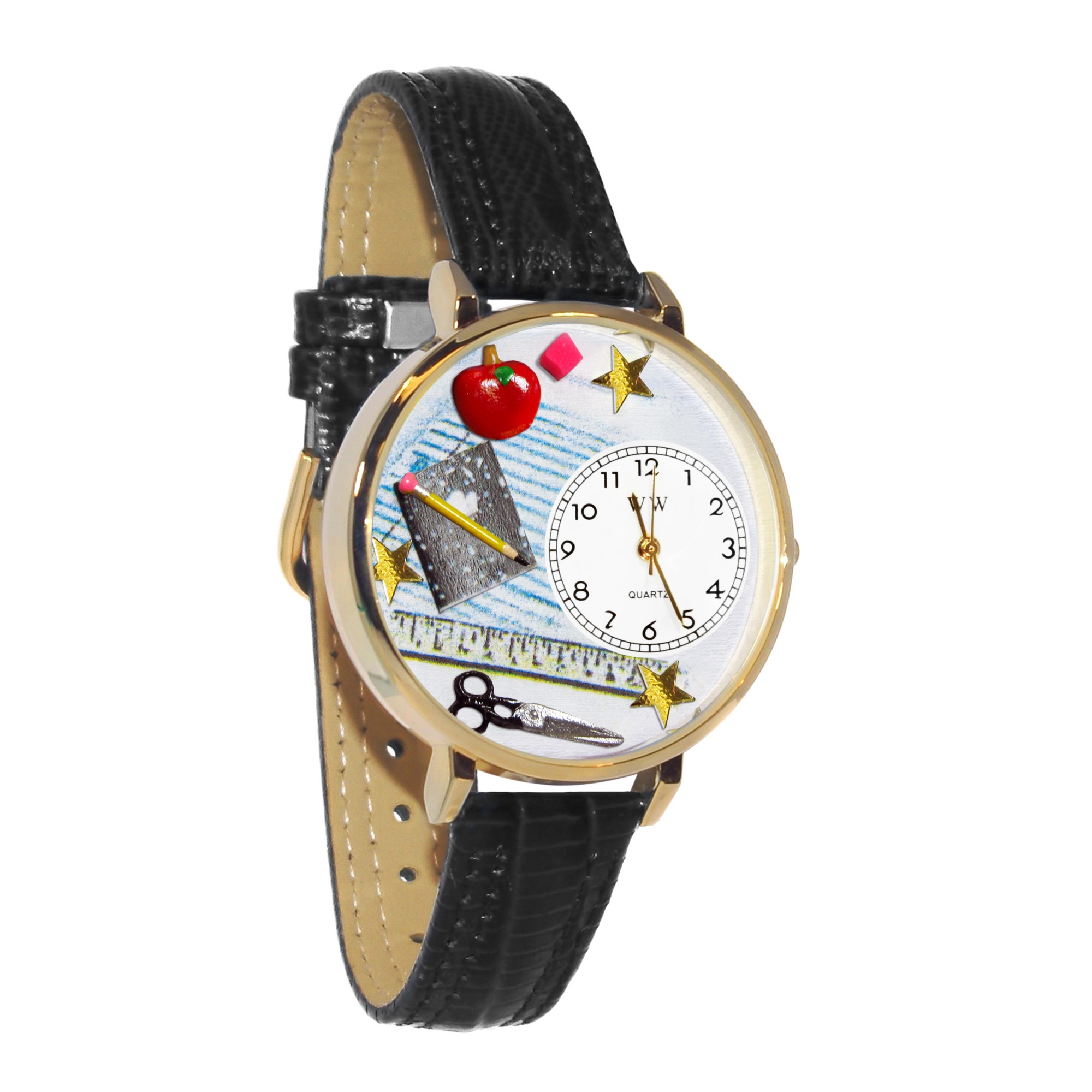 Teacher Hand-Crafted Watches Unisex Gold Watch