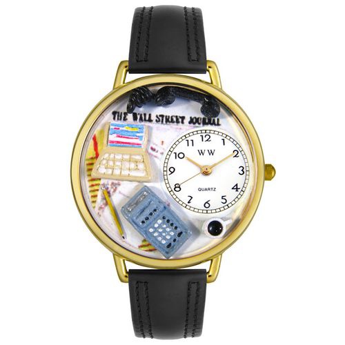 Personalized Accountant Watch in gold or silver case