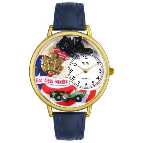 Army Watch in Gold (Unisex)