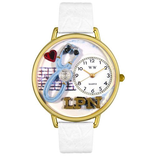Personalized LPN Watch in gold or silver case