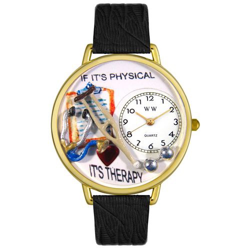 Personalized Physical Therapist Watch in gold or silver case