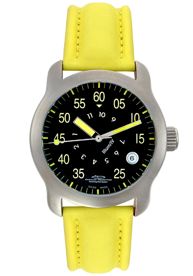 Midsize Illum/IV Rotating Disk Yellow Rubber