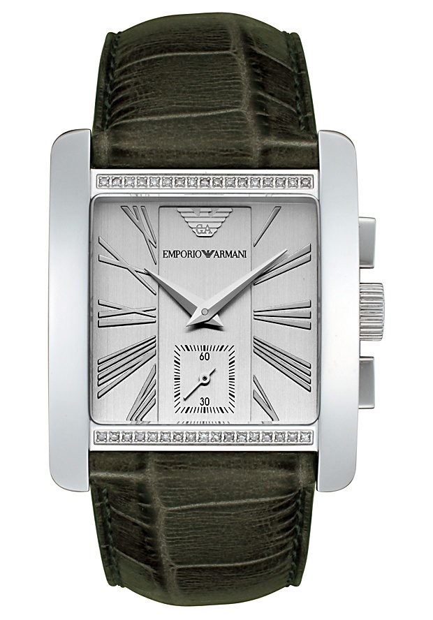 Men's Diamond Grey Leather
