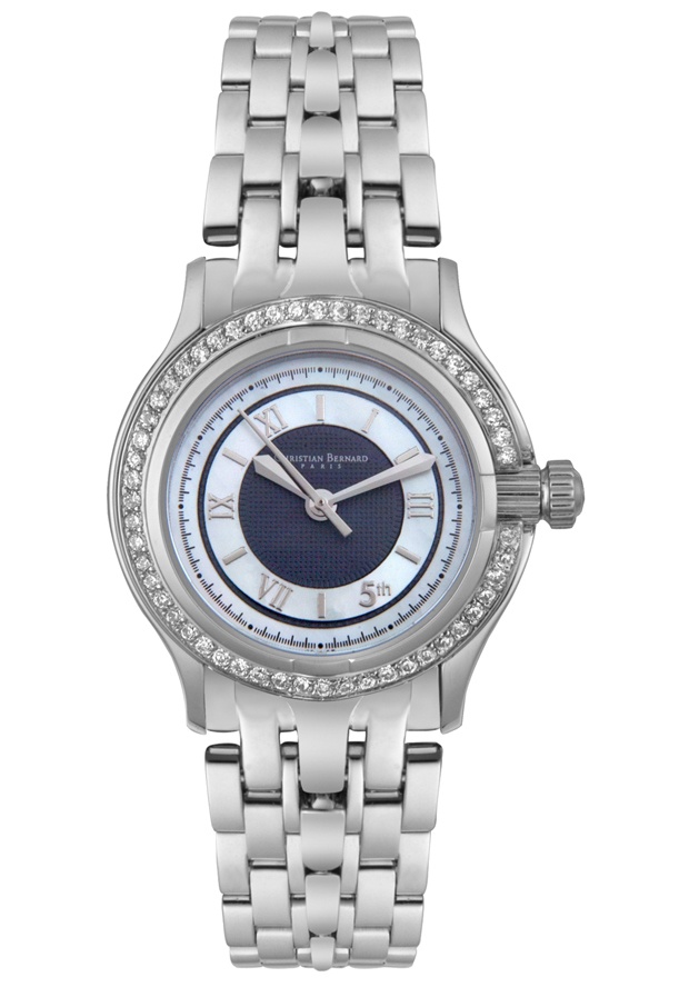 Women's 5th Cubic Zirconia Stainless Steel