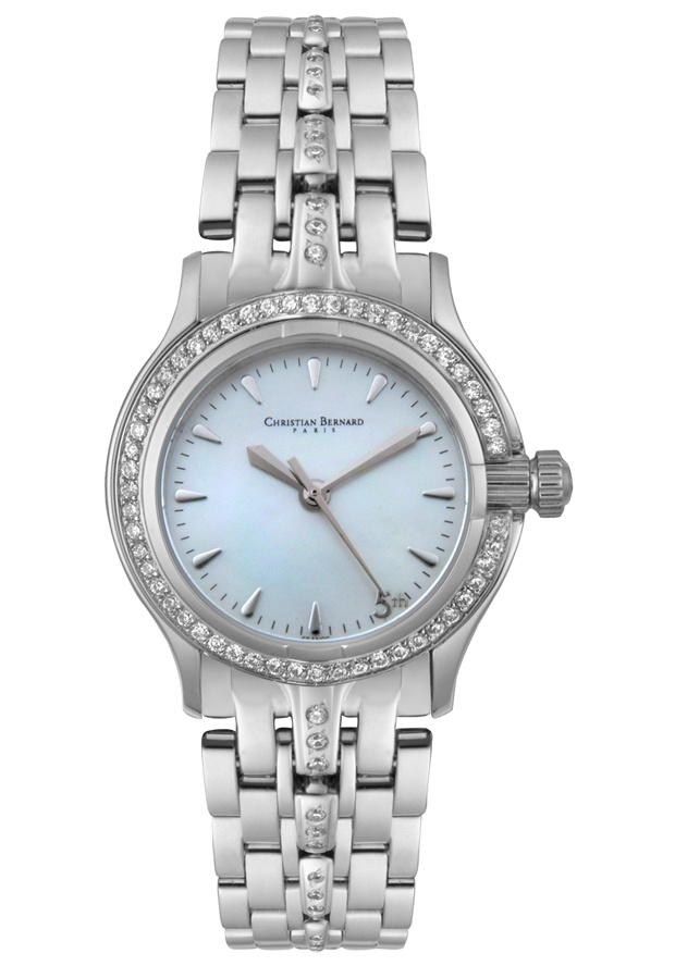 Women's 5th Cubic Zirconia Stainless Steel