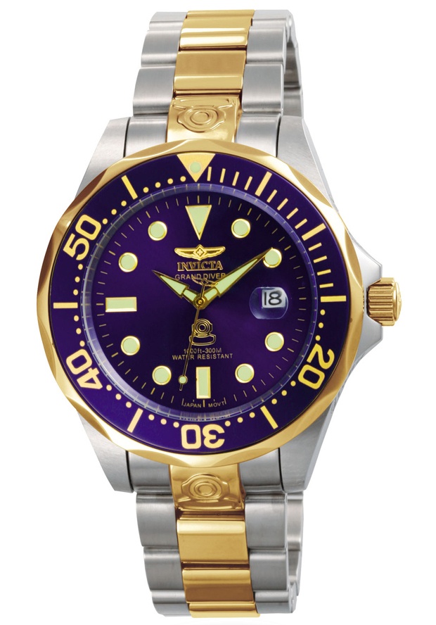 Men's Grand Diver Pro Automatic Two Tone Stainless Steel