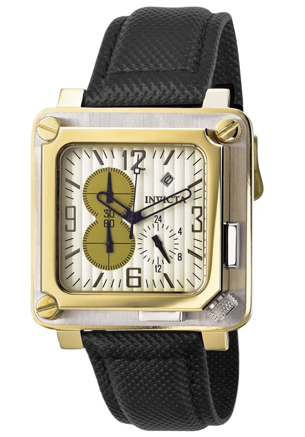 Men's Invicta II Chronograph Black Techno Material