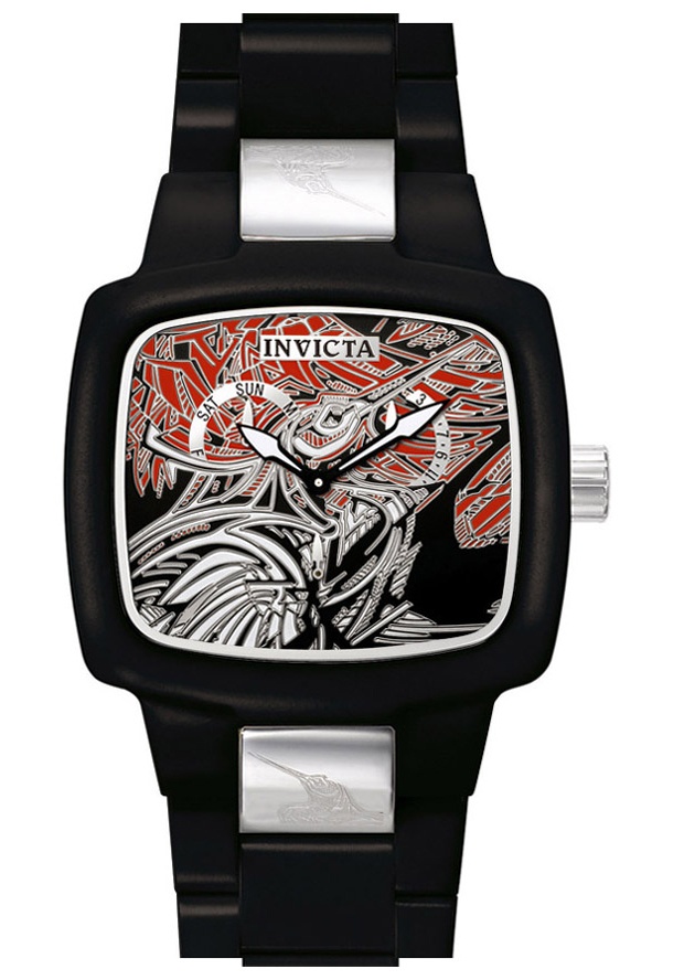 Midsize Adrenaline Bird Motif Black Corian