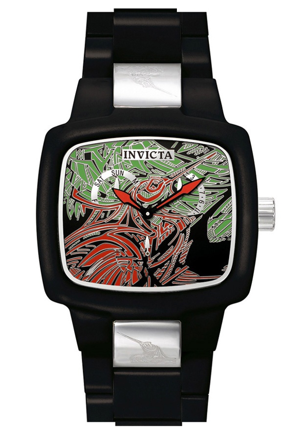 Midsize Adrenaline Bird Motif Black Corian