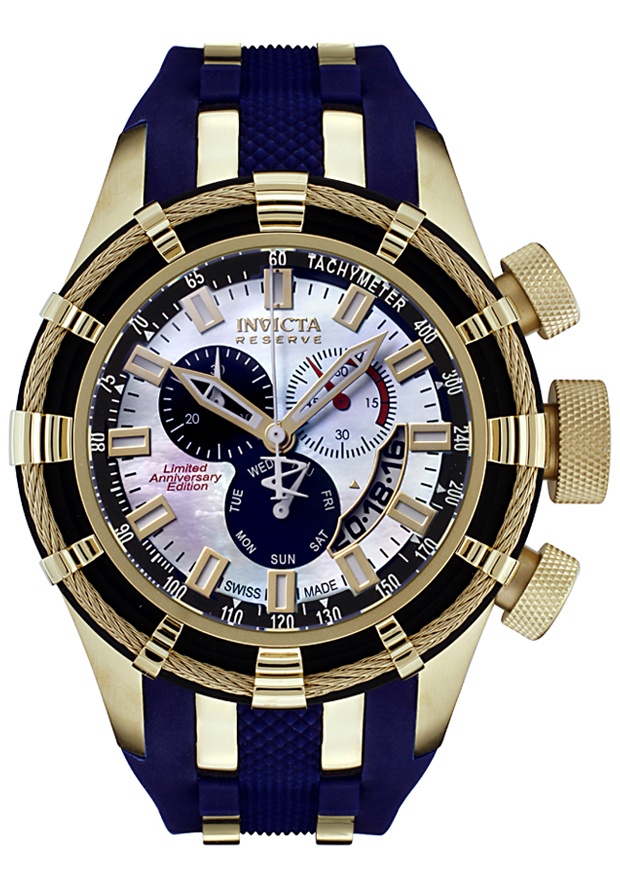 Men's Reserve Chronograph Blue Polyurethane